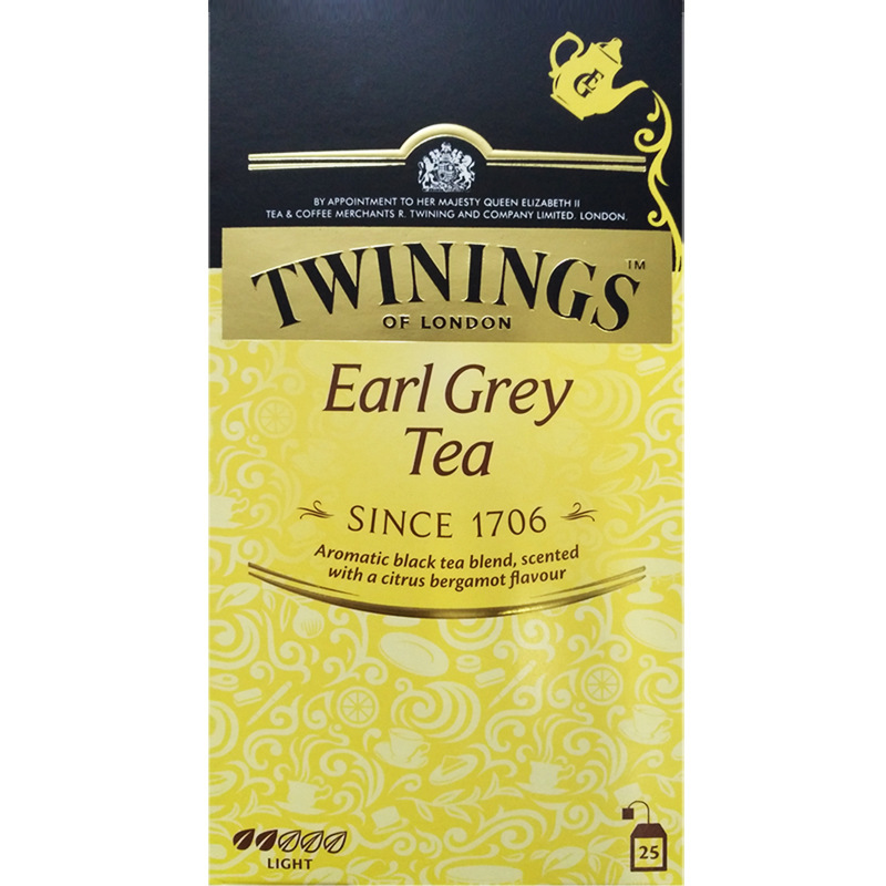 川宁 豪门伯爵经典红茶 25包*2g 盒装