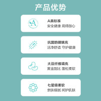 罗莱家纺 被子被芯50%大豆纤维抗菌四季被 白色 200*230cm(BY)