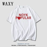 WAXY纯棉短袖女T恤学生百搭2022夏季宽松韩版潮流新款女装上衣ins