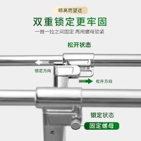 盼盼晾衣架落地晾衣架阳台家用不锈钢晾衣架晒架X型