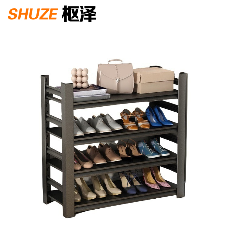 枢泽 四层鞋架 120*30*80cm 组高清大图