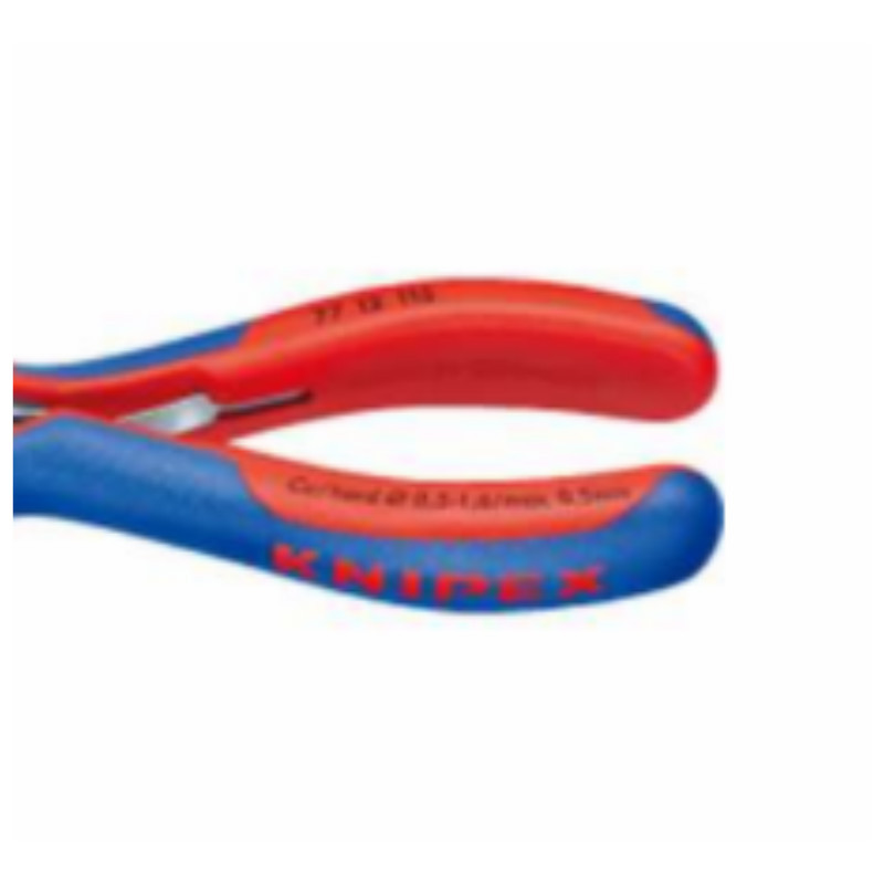 凯尼派克 KNIPEX 77 21 130130mm 电子斜口钳(镜面抛光头部 双色双重材料手柄)