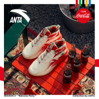 安踏可口可乐联名休闲女鞋2021秋季新款潮流板鞋情侣款运动鞋