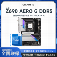 技嘉Z690 AERO G(D5)主板+英特尔 Intel i5-13600KF 主板套装