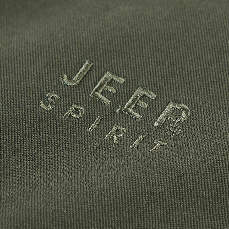 JEEP SPIRIT吉普春秋新款男士夹克纯棉工装户外轻便立领外套简约潮款防风上衣