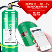 朋安水基灭火器消防认证3L家用绿瓶环保水雾型灭火器3kg车载车用商用可灭电气火灾1A55BE
