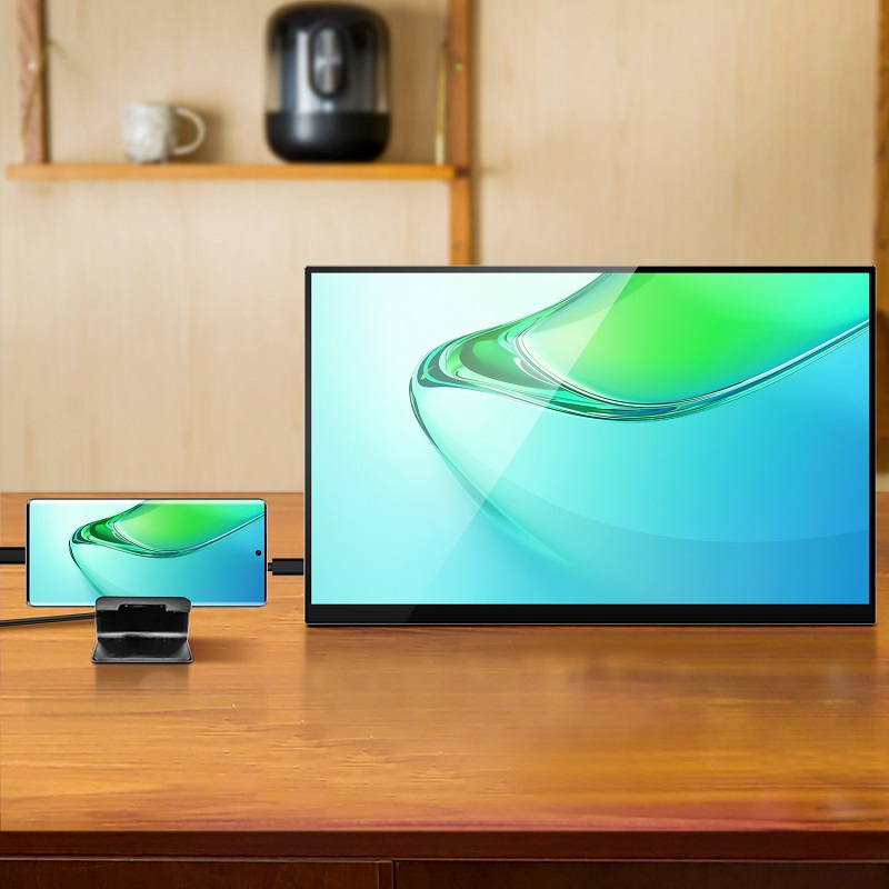 俊伟达 14寸便携式显示器笔记本电脑触摸屏外接屏幕支持手机连接分屏