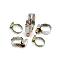 德式不锈钢喉箍固定电线卡抱箍管箍管夹抱箍 可调节夹箍 25-38mm