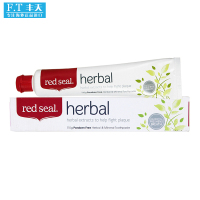 新西兰Red Seal红印天然薄荷味草本牙膏110g 3支装 坚固牙齿降火缓解智齿发炎疼痛