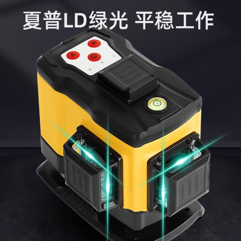 得力(deli)地墙仪12线塑盒双电(黄)(台)高清大图