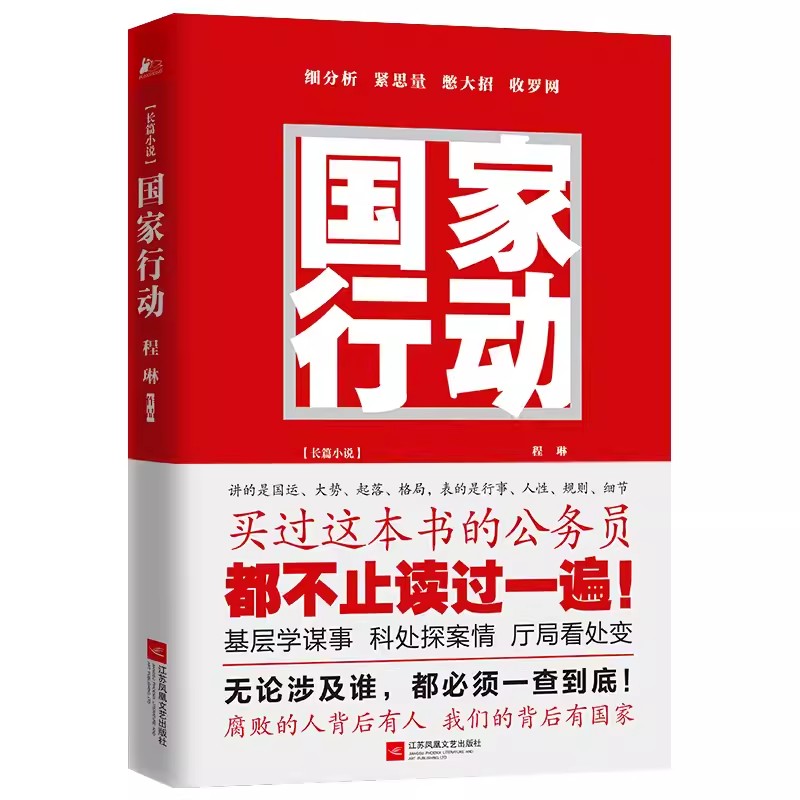 [醉染正版]国家行动 程琳著 张译主演同名电视剧原著小说长篇反腐刑侦 人民的名义天局同类 官场小说现当代文学书籍排行高清大图