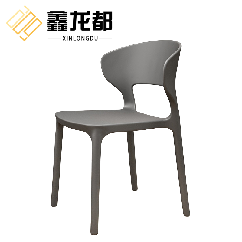 鑫龙都塑料靠背椅子77cm把高清大图
