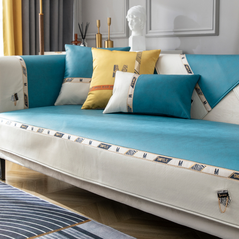 幸福派 四季防水隔尿沙发垫布艺北欧简约现代防滑科技布贵妃垫子沙发