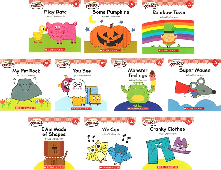 [正版]英文原版 First Little Comics Parent Pack Levels A&B 家长阅读指导高清大图
