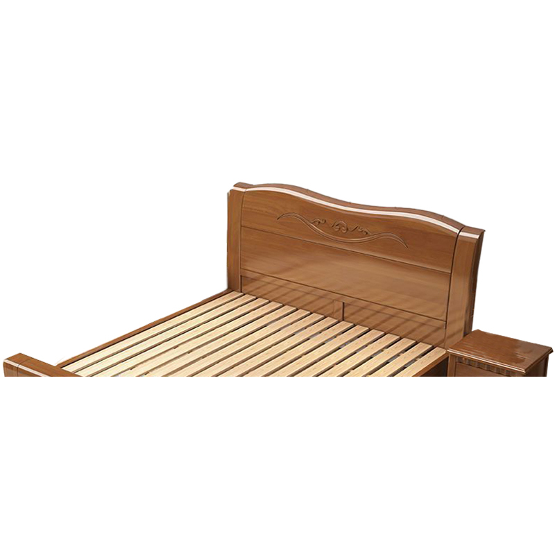 铭羽洋单人床150*220*47cm+1床头柜+5cm床垫套高清大图