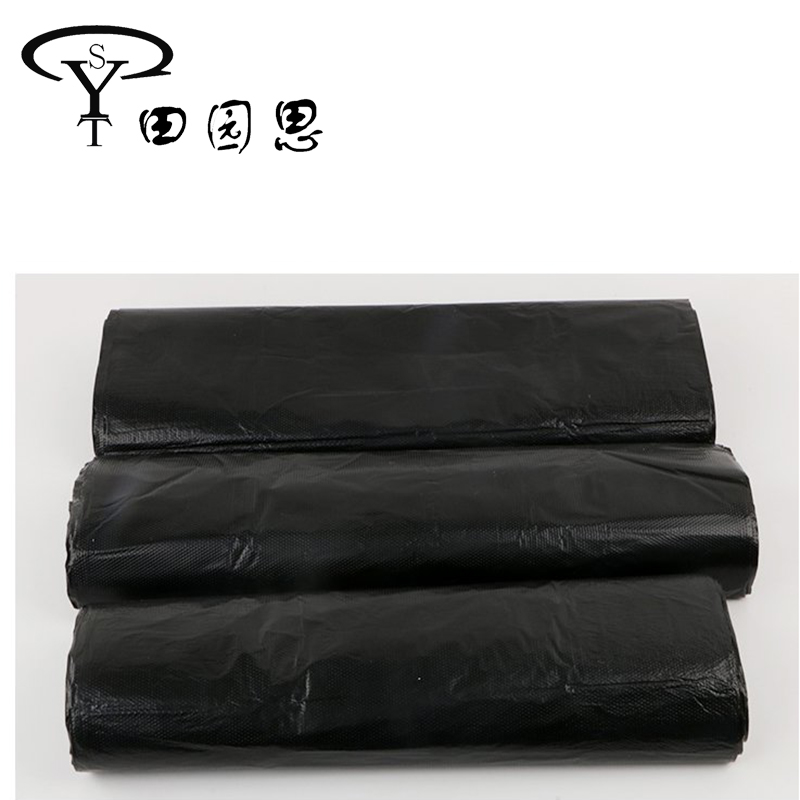 加厚平口黑色垃圾袋 100*120cm 捆高清大图