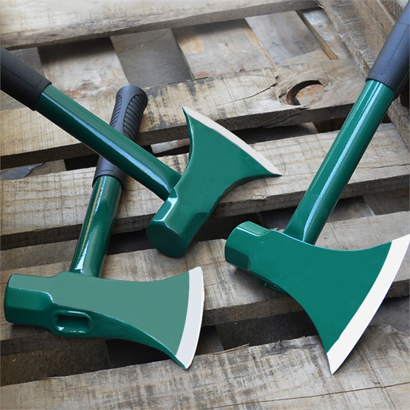 八角锤斧劈柴钢管柄斧头锤斧阿斯卡利伐木斧大斧子厨房斧视频