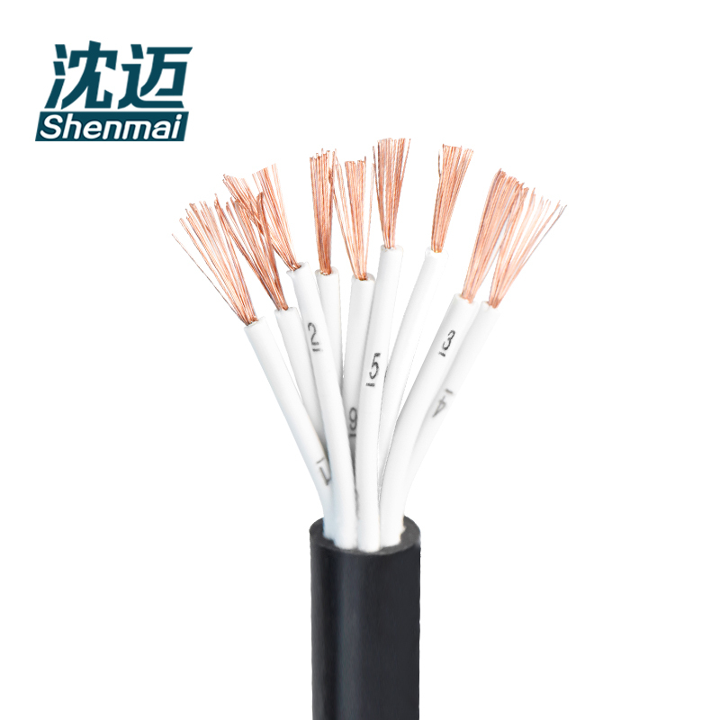 沈迈 护套软电线 ZR-RVV-9*1.5平方毫米(1米)高清大图