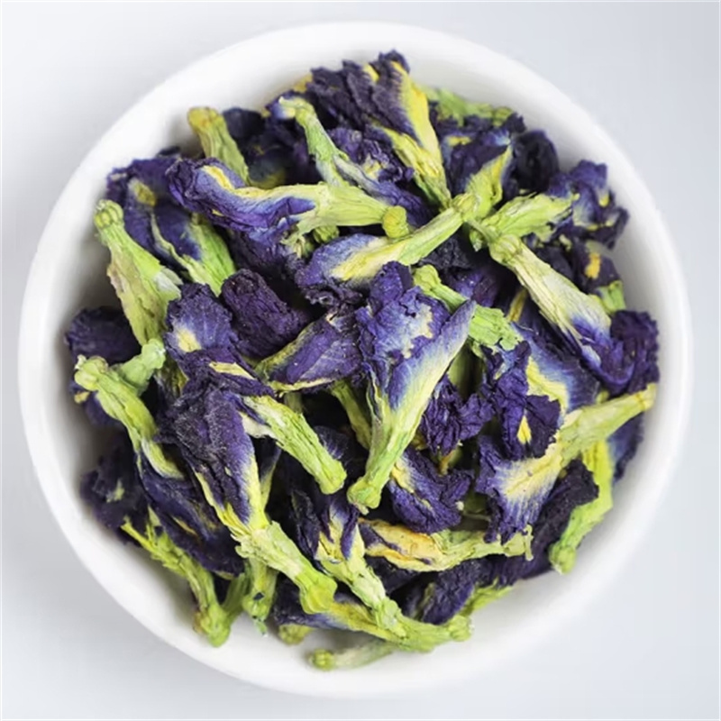 甄选正品蝶豆花100克干花官方店蓝蝴蝶花茶新货煮水泡茶另售洛神花茶