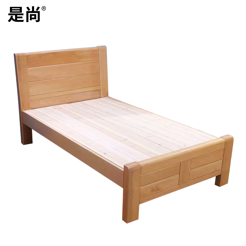 是尚 单人木床 1200*2000*420mm高清大图