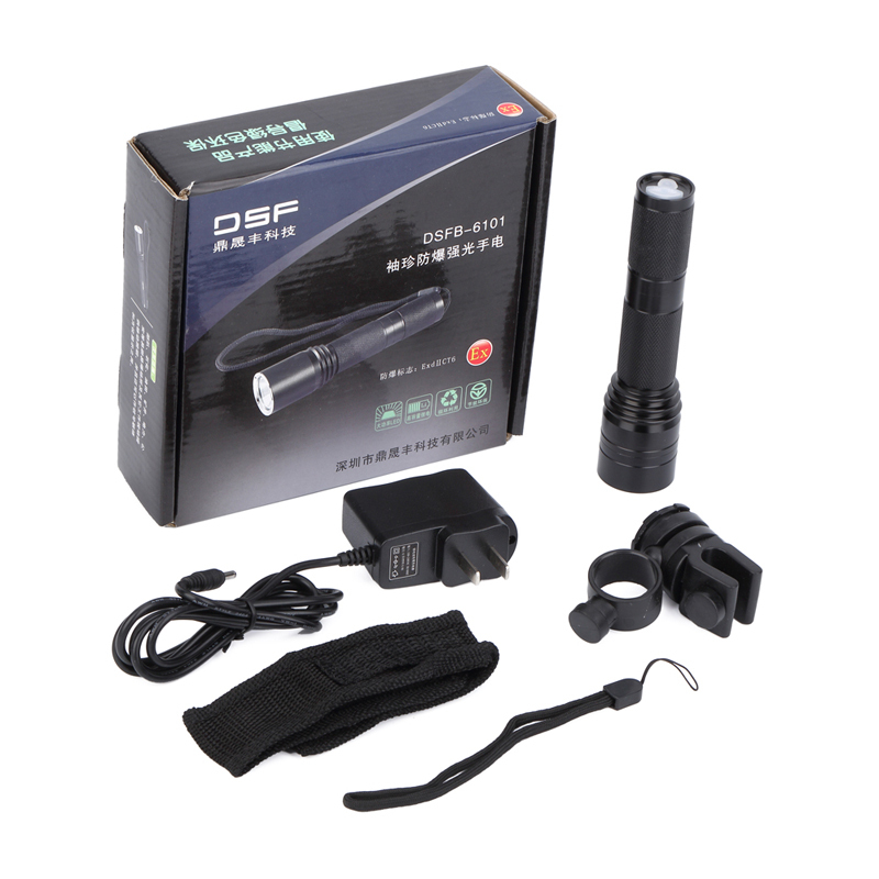 鼎晟丰(DSF)DSFB-6101A袖珍防爆强光手电(消防专用)黑色