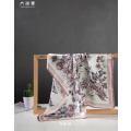 太湖雪 70真丝素绉缎方巾 100%桑蚕丝 65*65cm 花季-粉