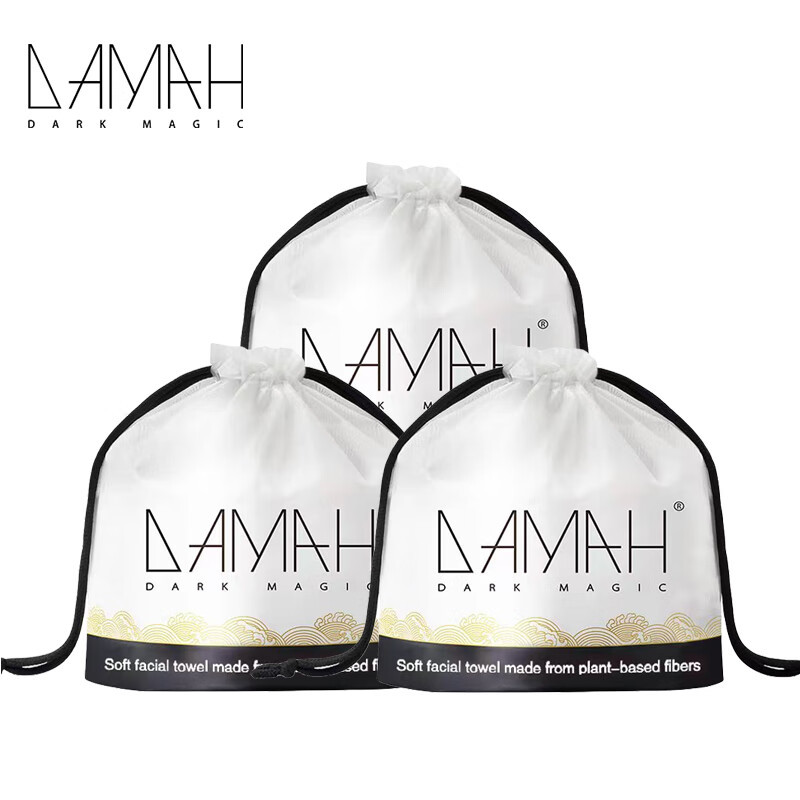 黑魔法(DAMAH DARK MAGIC) 洗脸巾260g80抽*3包