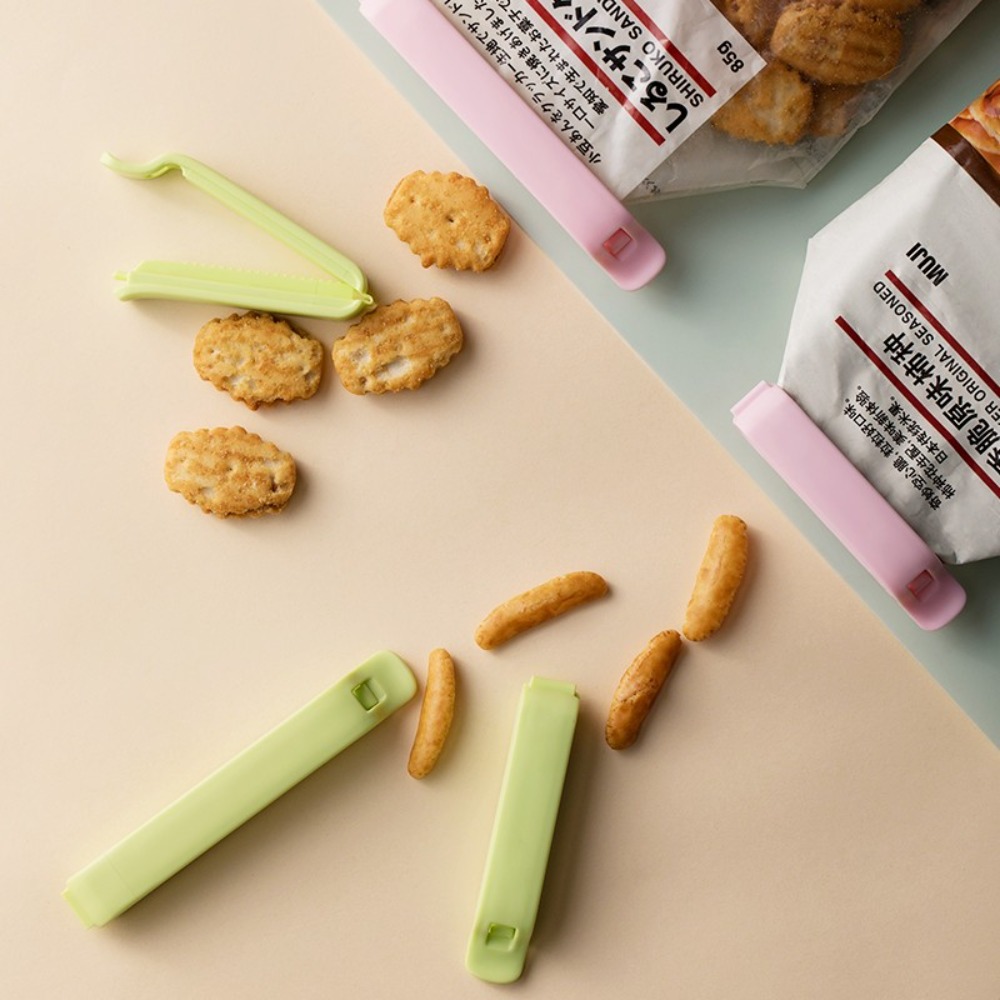 茶花(CHAHUA) 食品袋保鲜密封夹家用零食封口 瑞席保鲜封口夹大/中/小号高清大图