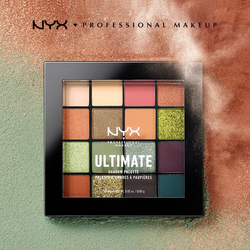 NYX逆色十六色眼影盘乌托邦13.28g