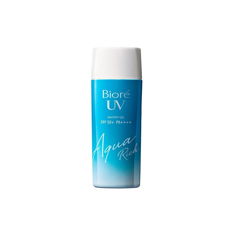 花王Biore碧柔防晒清爽水感隔离 防晒霜SPF50防紫外线防晒隔离户外海边防晒乳 防晒霜90ml
