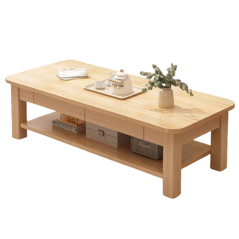 铭思达实木茶几高清大图