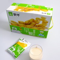 蒙牛纯牛奶麦香味早餐奶200ml*16袋整箱