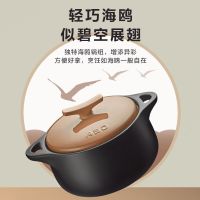 爱仕达(ASD)砂锅炖锅家用 4.5L大容量 陶瓷煲砂锅汤煲养生可煎药中药锅明火适用 RXC45K1W海鸥煲