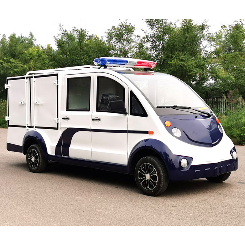 途洲(TUZHOU)电动厢式货车四轮巡逻车机场营区送餐车转运拉货车 锂电尊贵版高清大图