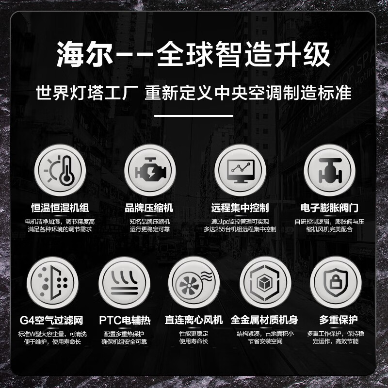 海尔(Haier) JHFX-35LW/03EC31 空调 黑色 51-100㎡ 柜式 14P 无级 变频 空调机高清大图