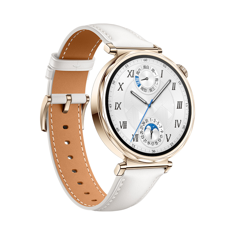 华为(HUAWEI)[新品]WATCH GT5珍珠白41mm华为智能手表情绪健康助手玄玑感知系统运动涂鸦睡眠监测GT4升级