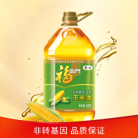 中粮福临门非转基因压榨玉米油3.5L/桶物理压榨一级家用食用油