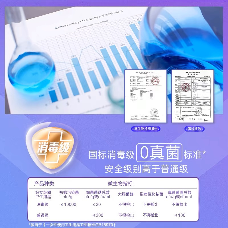 淘淘氧棉女天山白卫生巾纯棉夜用355mm6片*6包姨妈巾官方正品 36片