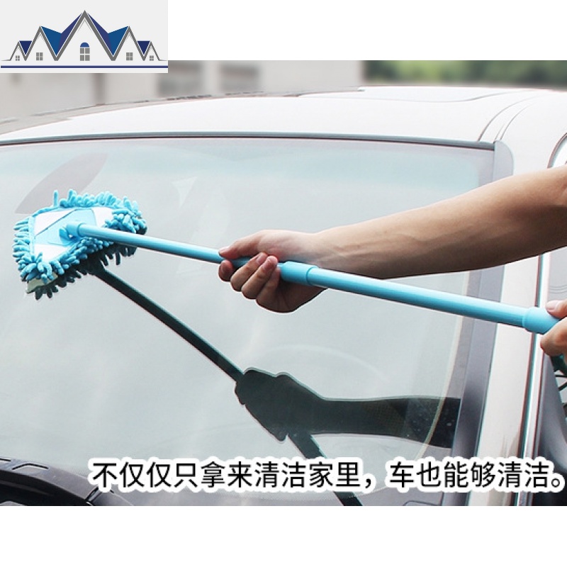 小拖把天花板清洁擦墙面扫把家用打扫清洁瓷砖伸缩迷你卫生间 三维工匠高清大图