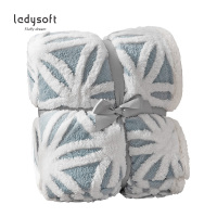 ladysoft御棉堂 新品舒棉绒毛毯1.3/1.5/1.8/2.0米羊羔绒毛毯加厚双层盖毯