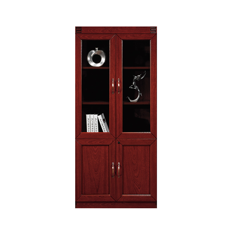 中豫鑫泽 ZYXZ4052411木质文件柜油漆贴木皮资料柜书柜 二门