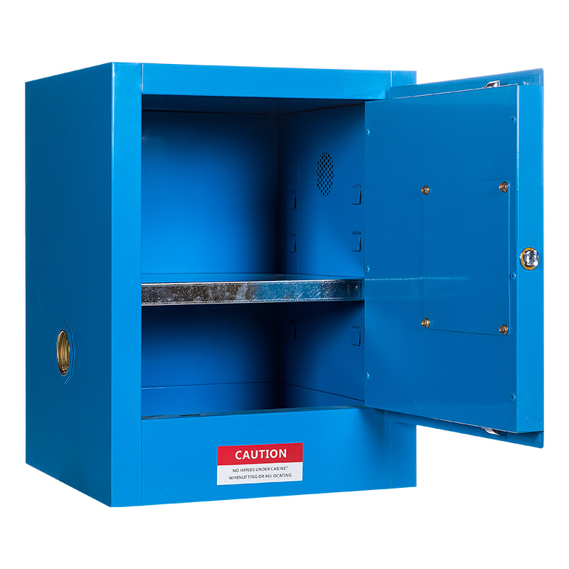 臻远zyaqg-b4工业安全柜防爆柜化学品实验柜可燃液体存储柜 4加仑蓝色高清大图