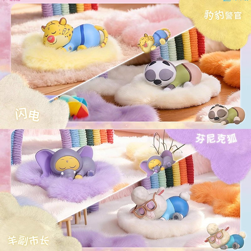 疯狂动物城2趴趴乐盲盒周边尼克朱迪米粒公仔毛绒玩偶正版小手办高清大图