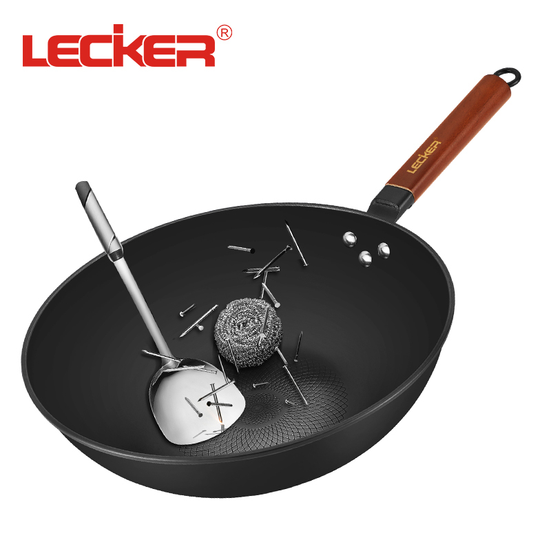 乐克尔(Lecker)真不绣炒锅 KR-889