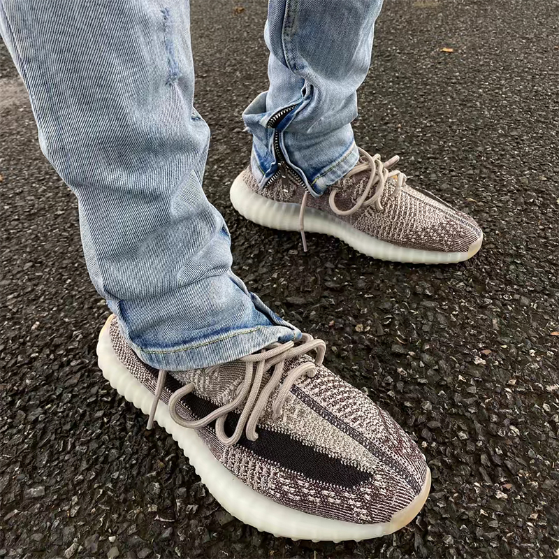 [限量]adidas阿迪达斯yeezy 350 v2卡其灰 芝麻灰 椰子鞋 跑步鞋 fz