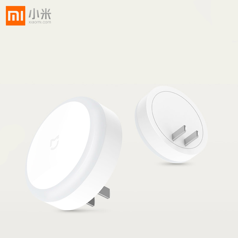 小米(MI)插电夜灯米家床头灯 自动感应发光 小夜灯光感应床头灯婴儿喂奶灯起夜灯 插座专用高清大图