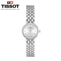 天梭（TISSOT）手表女士腕表 乐爱系列石英表简约时尚休闲石英女士手表 精钢金属表带皮革表带腕表 石英表 女 天梭正品
