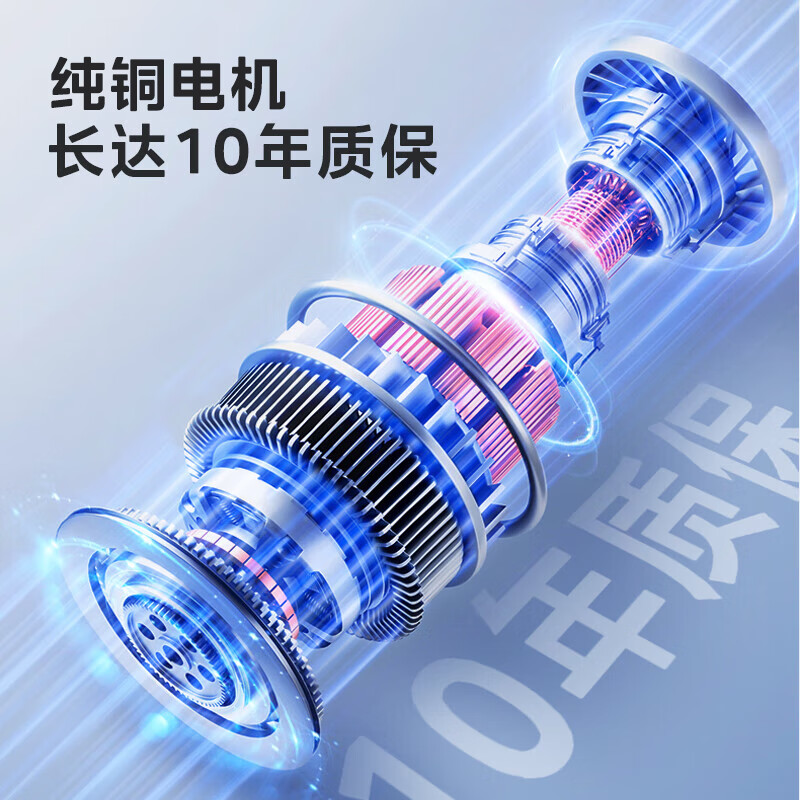 美的(Midea) 七叶轻音立式电风扇家用柔风落地扇台式桌面小型风扇大风量节能摇头宿舍电扇 SAF30AB高清大图