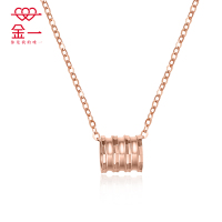 金一18K金 小蛮腰A款女士K金 项链套链 (定价)CEC014 AU750
