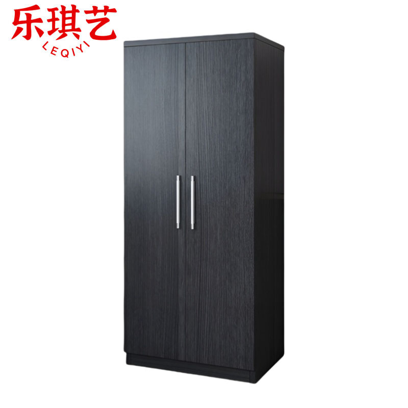 乐琪艺 木质衣柜 黑胡桃色 80*40*180cm 台高清大图